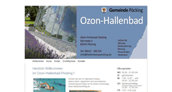 Desktop Screenshot of hallenbad-poecking.de